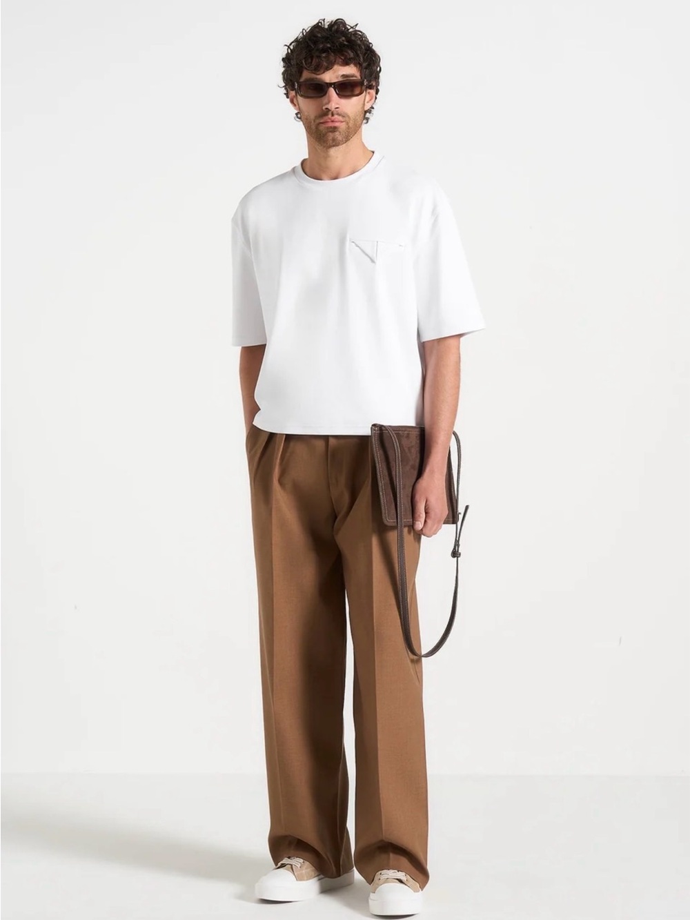 NWT Mens Maniere de Voir Boxy Cropped T-Shirt XXL